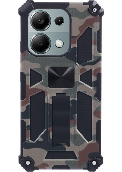 Xiaomi Redmi Note 13 Pro 4g Kılıf Pc+Tpu Kamuflaj Telefon Kapağı-Ordu Yeşili Için (Yurt Dışından)