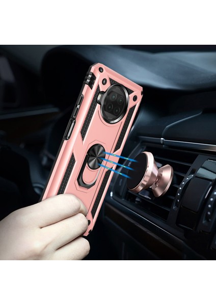 Xiaomi Mi 10T Lite 5g-Rose Gold Için Halka Destekli, Düşmeyi Önleyen Pc+Tpu Hibrit Telefon Kabuğu (Yurt Dışından) indirimleri