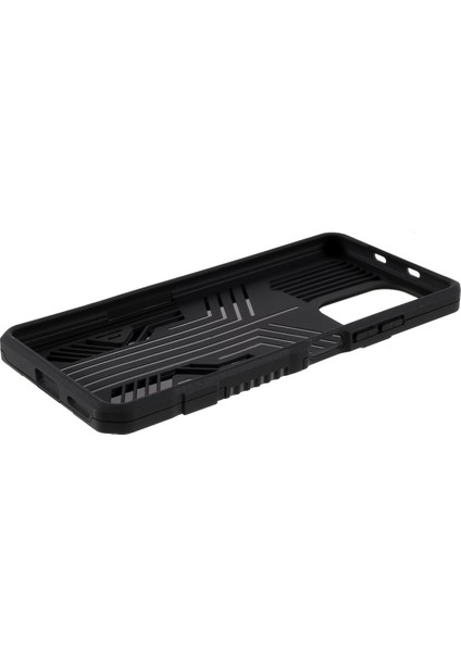 Xiaomi Redmi K40 Için Dört Köşeli Düşmeyi Önleyici Hava Yastığı Vanguard Hibrit Mobil Kılıf - Siyah (Yurt Dışından)