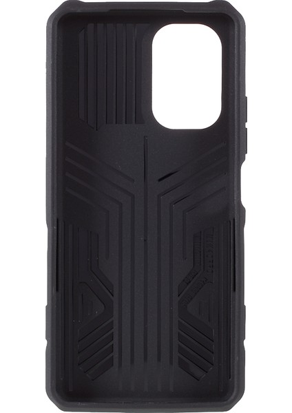 Dört Köşeli Düşmeyi Önleyici Hava Yastığı Vanguard Hibrit Mobil Kılıf, Xiaomi Redmi K40 Için Kickstand'lı -Mavi (Yurt Dışından)