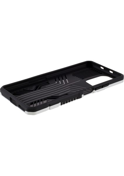 Xiaomi Redmi K40 Için Dört Köşeli Düşmeyi Önleyici Hava Yastığı Vanguard Hibrit Mobil Kılıf - Gümüş (Yurt Dışından)