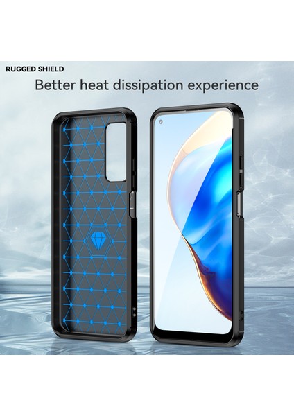 1.8mm Düşmeye Dayanıklı Karbon Fiber Fırçalanmış Doku Tpu Case Arka Cep Telefonu Kapağı Xiaomi Mi 10T 5G/10T Pro 5g-Siyah (Yurt Dışından)