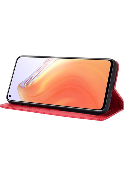 Xiaomi Redmi K30S-KIRMIZI Için Otomatik Emmeli Retro Deri Kılıf Kapağı (Yurt Dışından) indirimleri