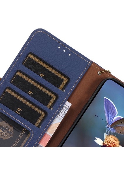 Xiaomi Redmi Için K70E 5g Kılıf Hakiki Inek Deri Rfıd Engelleme Flip Telefon Kapağı-Safir (Yurt Dışından) indirimleri