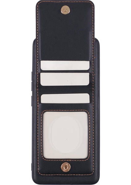 Xiaomi Redmi Için Not 13 Pro+5g Telefon Kılıfı Kickstand Rfıd Engelleme ile Eşkenar Dörtgen Yapışkanlı Kart Çantası-Siyah (Yurt Dışından) fırsatları