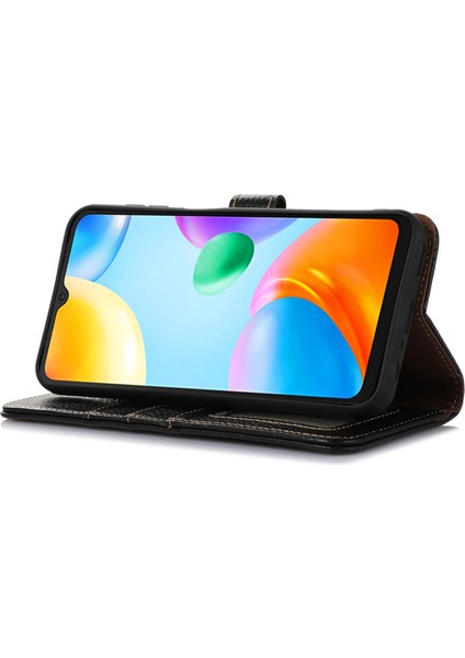 Xiaomi Redmi Note 13 Pro+5g Telefon Kılıfı Cüzdan Kapağı Litchi Doku Rfıd Engelleme-Siyah (Yurt Dışından)