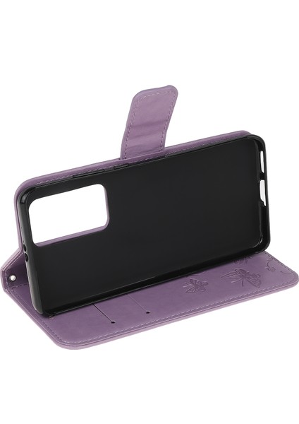 Baskı Çiçek Deri Cüzdan Standı Kılıfı Xiaomi Redmi K30S-AÇIK Mor (Yurt Dışından) fırsatları