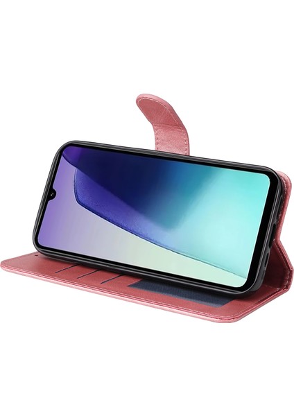 Xiaomi Redmi 14C 4g Kılıf Cüzdan Pu Deri Folyo Flip Telefon Kapağı-Pembe (Yurt Dışından) modelleri