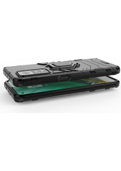 Xiaomi Redmi K30S Için Pc + Tpu Kılıf, Serin Koruma Halkası Tutucu Kickstand Kabuk-Siyah (Yurt Dışından) indirimleri