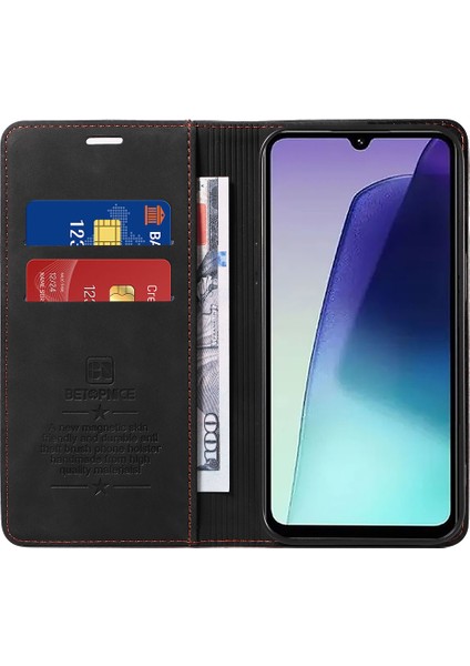 Xiaomi Redmi 14C 4g Standlı Cüzdan Kılıf Deri Telefon Kılıfı-Siyah (Yurt Dışından) fiyatları