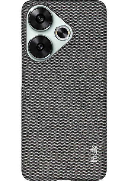 Xiaomi Poco F6 5g Kılıf Için Ruiyi Serisi Klasik Kumaş Doku Deri + Pc Telefon Kapağı-Koyu Gri (Yurt Dışından) fırsatları