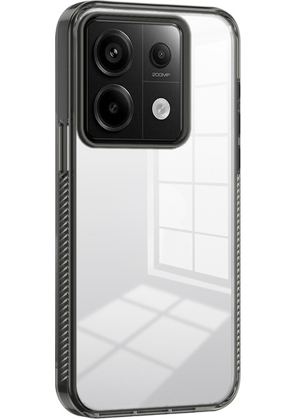 Xiaomi Redmi Için Not 13 Pro 5g Temizle Telefon Kılıfı Tpu Pc Kaymaz Damla Korumalı Arka Kapak-Siyah (Yurt Dışından)