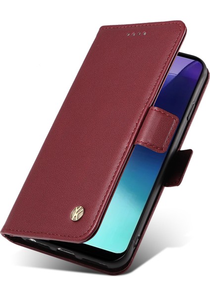 Xiaomi Redmi Için 14C 4g Kılıf Cüzdan Standı Deri Telefon Kapağı Yan Toka-Şarap Kırmızı (Yurt Dışından) indirimleri