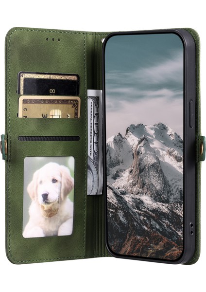 Xiaomi Poco X6 5g Kılıf Için Cilt Hissedin Totem Baskılı Cüzdan Deri Telefon Kapağı-Siyahımsı Yeşil (Yurt Dışından) fiyatları