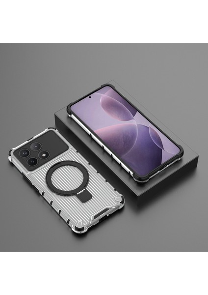 Xiaomi Poco F6 Pro 5g Için Telefon Kılıfı, Kickstand Pc+Tpu Telefon Kapağı ile Magsafe-Şeffaf ile Uyumlu (Yurt Dışından) indirimleri