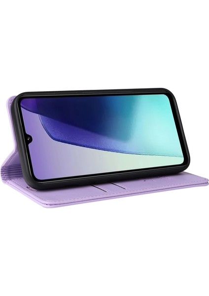 Xiaomi Redmi Için 14C 4g Kılıf Standı Deri Telefon Kapağı Güçlü Manyetik Kapatma-Mor (Yurt Dışından) fırsatları