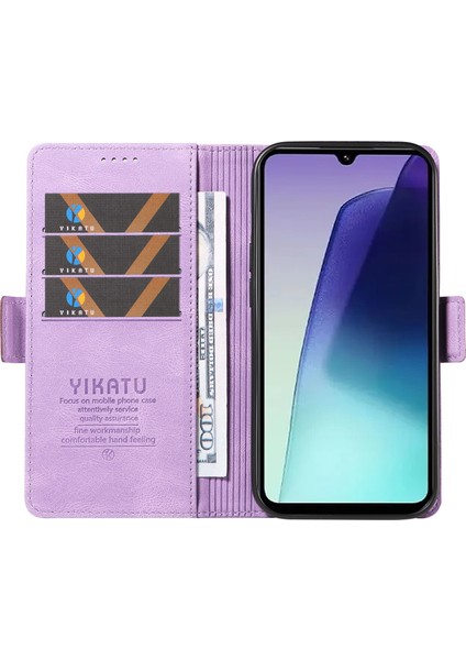 Xiaomi Redmi Için 14C 4g Kılıf Pu Deri Cüzdan Telefon Kapağı Cilt Dokunmatik Duygu-Mor (Yurt Dışından)