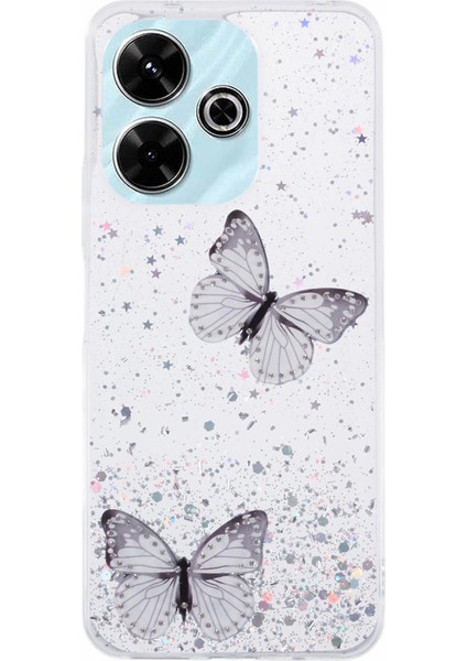 Aw Serisi Xiaomi Redmi 13 5g/13 4g Kılıf Epoksi Pvc Tpu Estetik Telefon Kapağı-Beyaz (Yurt Dışından)