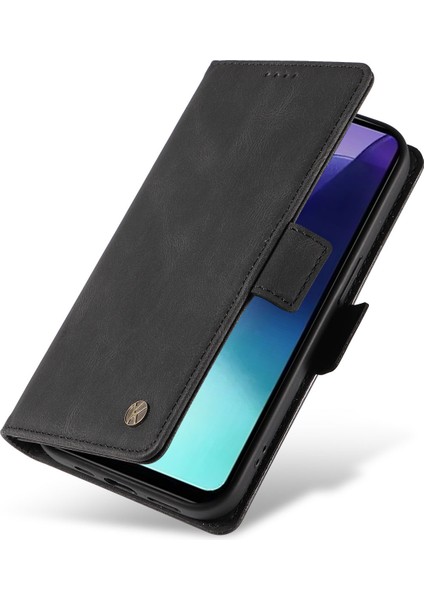 Xiaomi Redmi Için 14C 4g Kılıf Pu Deri Cüzdan Telefon Kapağı Cilt Dokunmatik Duygu-Siyah (Yurt Dışından)