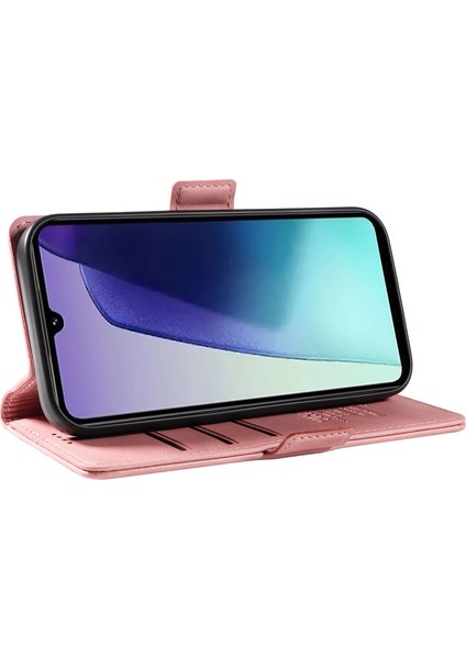 Xiaomi Redmi Için 14C 4g Kılıf Pu Deri Cüzdan Telefon Kapağı Cilt Dokunmatik Duygu-Pembe (Yurt Dışından)