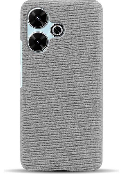 Xiaomi Redmi 13 4g Kılıf Kumaş Dokusu Çizilmez Koruyucu Pc Telefon Kapağı-Açık Gri Için (Yurt Dışından) modelleri