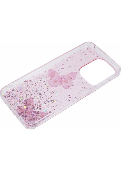 Aw Serisi Xiaomi Redmi 13 5g/13 4g Kılıf Epoksi Pvc Tpu Estetik Telefon Kapağı-Pembe (Yurt Dışından) modelleri