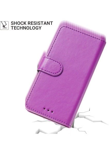 Xiaomi Redmi Için 14C 4g Kılıf Pu Deri Flip Telefon Kapağı Cüzdan Kart Yuvası Tutucu-Mor (Yurt Dışından) indirimleri