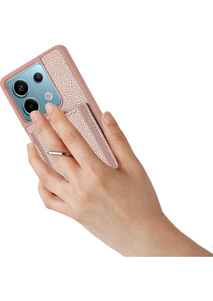 Xiaomi Poco X6 5g Kılıf Çizim Tipi Kart Yuvaları Litchi Doku Deri Arka Kapak Halkalı Kickstand-Gül Altın (Yurt Dışından) indirimleri