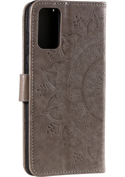 Xiaomi Redmi K30S Stand Kapağı-Gri Için Baskı Çiçek Deri Cüzdan Kılıf (Yurt Dışından) fırsatları