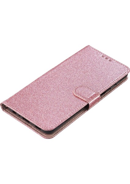 Xiaomi Redmi 14C 4g Cüzdan Kılıfı Için Glitter Çizilmez Deri Telefon Kapağı Standı-Pembe (Yurt Dışından) fırsatları
