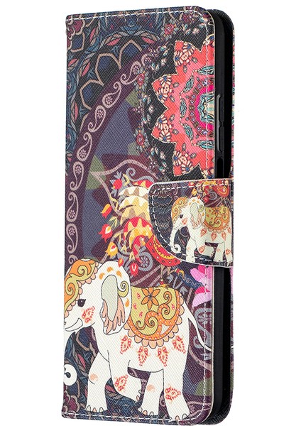 Xiaomi Redmi K30S-FIL ve Çiçek Için Desen Baskı Deri Cüzdan Koruyucu Kabuk (Yurt Dışından) fiyatları