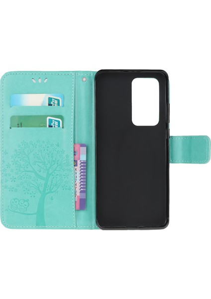 Xiaomi Redmi K30S-CYAN Için Baskı Ağacı Baykuş Pu Deri Cüzdan Kılıf (Yurt Dışından) fırsatları