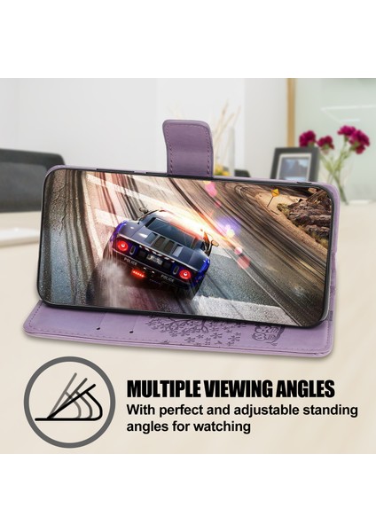 Xiaomi Redmi K30S-MOR Için Baskı Ağacı Baykuş Pu Deri Cüzdan Kılıf (Yurt Dışından) fiyatları