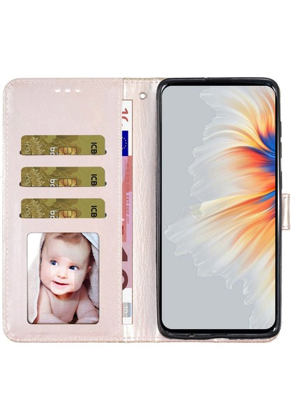 Xiaomi Redmi Için 14C 4g Cüzdan Kılıf Glitter Çizilmez Deri Telefon Kapağı Standı-Altın (Yurt Dışından) fiyatları