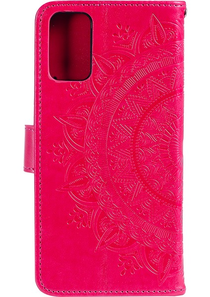 Xiaomi Redmi K30S Stand Kapağı-Kırmızı Için Baskı Çiçek Deri Cüzdan Kılıf (Yurt Dışından) fırsatları