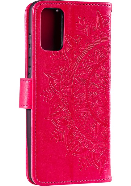 Xiaomi Redmi K30S Stand Kapağı-Kırmızı Için Baskı Çiçek Deri Cüzdan Kılıf (Yurt Dışından) indirimleri