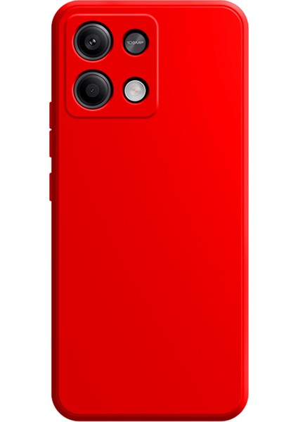 Xiaomi Poco X6 5g Darbeye Dayanıklı Kılıf Tpu Telefon Kapağı Düz ​​kenarlı-Kırmızı (Yurt Dışından)