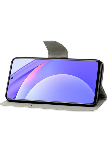 Xiaomi Mi 10T Lite 5g-Etnik Desen Için Tpu+Pu Deri Cüzdan Standlı Telefon Kılıfı (Yurt Dışından)