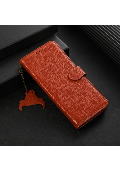Xiaomi Redmi Için Not 12 Turbo Rfıd Engelleme Standı Cüzdan Telefon Kılıfı Hakiki Inek Deri Telefon Kapağı-Kahverengi (Yurt Dışından) modelleri