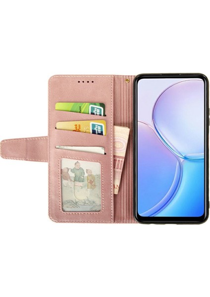 Xiaomi Redmi 14C 4g Cüzdan Telefon Kılıfı Buzağı Doku Standı Deri Kapak-Pembe (Yurt Dışından) fiyatları