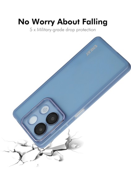 Xiaomi Xiaomi Poco X6 5g Kılıf Mat Tpu Telefon Kapağı Lens Filmi + 9h Cam Koruyucu-Beyaz (Yurt Dışından) modelleri