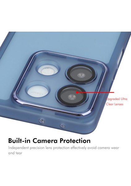 Xiaomi Xiaomi Poco X6 5g Kılıf Mat Tpu Telefon Kapağı Lens Filmi + 9h Cam Koruyucu-Beyaz (Yurt Dışından) indirimleri
