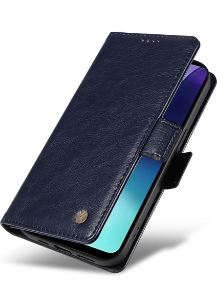 Xiaomi Redmi Için 14C 4g Kılıf Yan Toka Pu Deri Telefon Kapağı Litchi Doku-Lacivert (Yurt Dışından) indirimleri