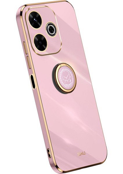 Xiaomi Redmi 13 5g/4g Kılıf Halkası Kickstand Galvanik Tpu Telefon Kapağı-Mor Için (Yurt Dışından)