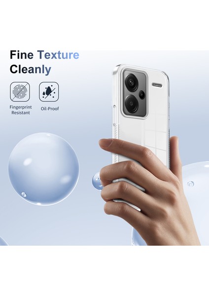 Xiaomi Redmi Note 13 Pro+5g Şeffaf Telefon Kılıfı Tpu Pc Kaymaz Damla Korumalı Arka Kapak-Şeffaf (Yurt Dışından) indirimleri