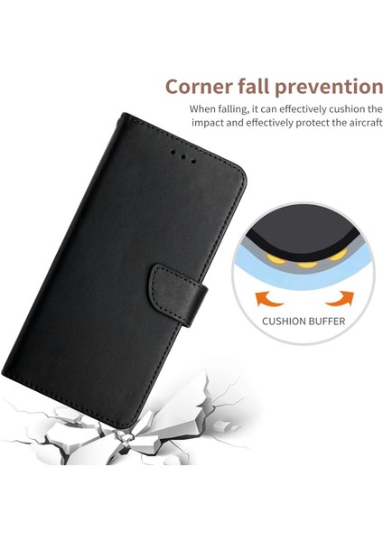 Xiaomi Poco F4 5g Çizilmez Hakiki Deri Cüzdan Çevirme Telefon Kılıfı Nappa Doku Görüntüleme Standı Manyetik Telefon Koruyucu-Siyah (Yurt Dışından) indirimleri