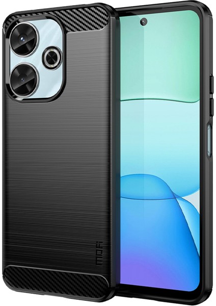 Xiaomi Redmi 13 5g/13 4g Tpu Telefon Kılıfı Karbon Fiber Doku-Siyah Için (Yurt Dışından)