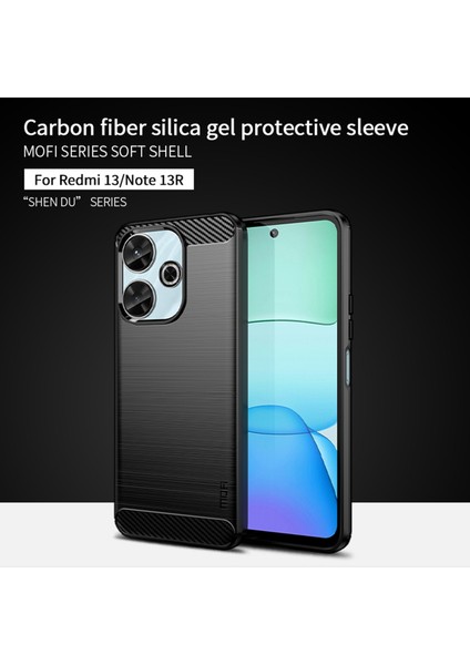 Xiaomi Redmi 13 5g/13 4g Tpu Telefon Kılıfı Karbon Fiber Doku-Mavi Için (Yurt Dışından) fiyatları
