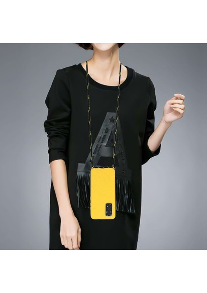 Xiaomi Redmi Için Not 11 4g(Qualcomm) Hafif Ince Çevre Dostu Buğday Samanı + Ayarlanabilir Kordonlu Yumuşak Tpu Cep Telefonu Kılıfı-Sarı (Yurt Dışından) fırsatları