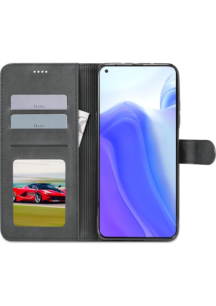 Xiaomi Mi 10T 5G/10T Pro 5g Stand Shell-Siyah Için Cüzdan Deri Koruyucu (Yurt Dışından)